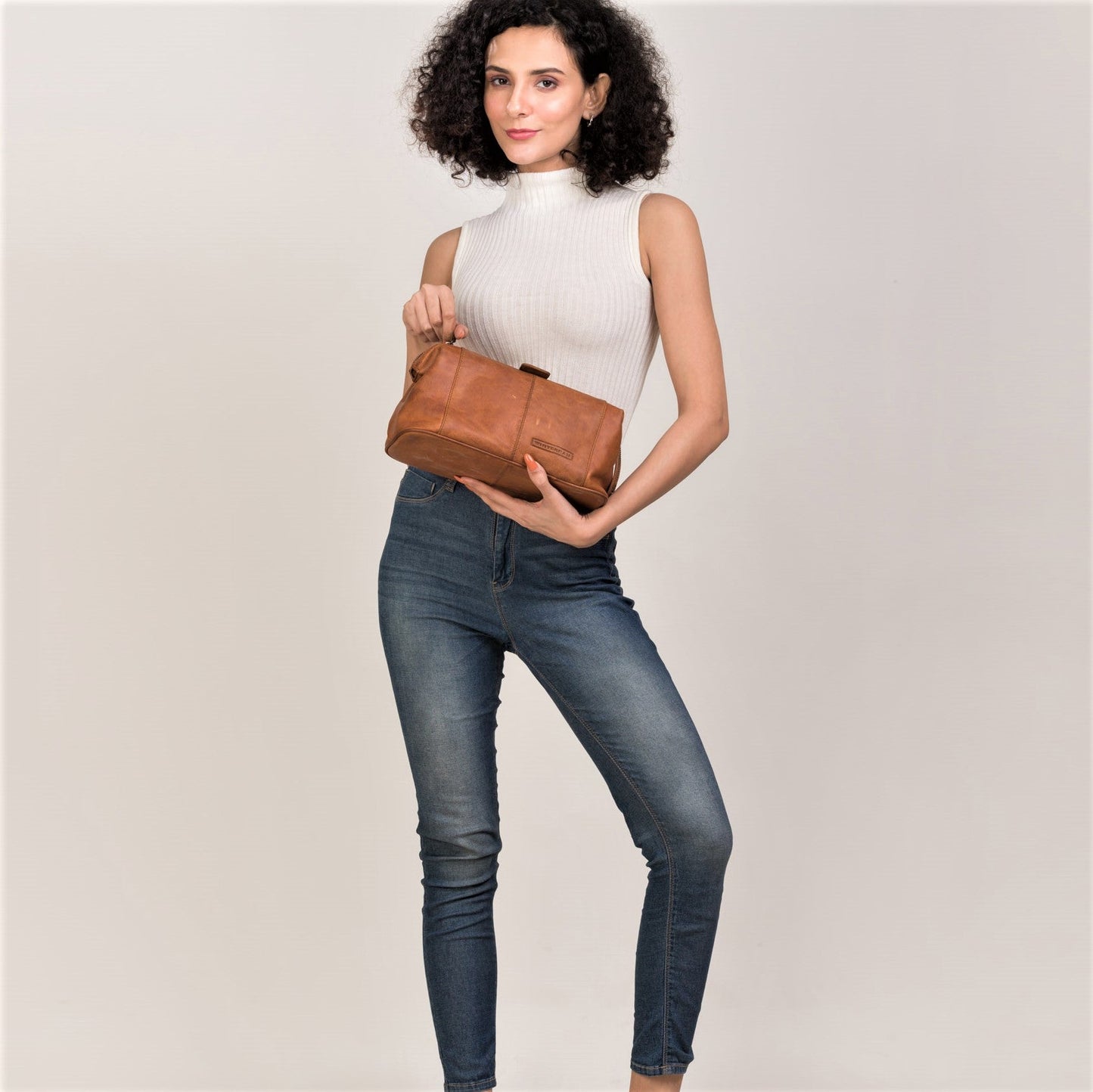 winternam kosmetiktasche bergen cognac