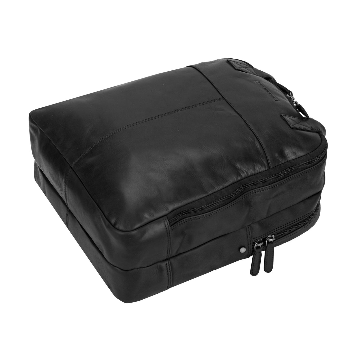 Stavanger Lederrucksack schwarz