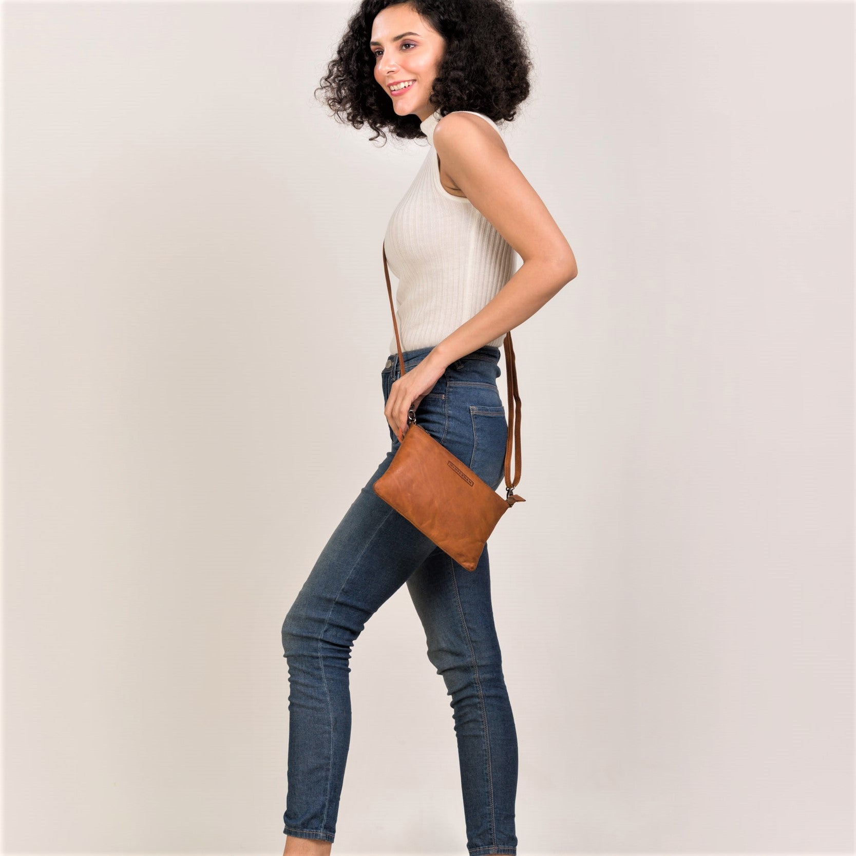 winternam clutch solveig cognac