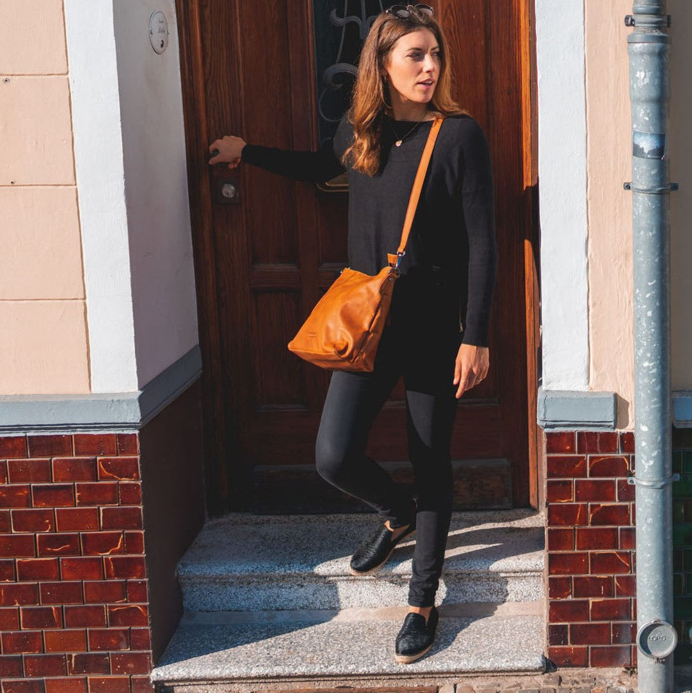 winternam handtasche saga cognac