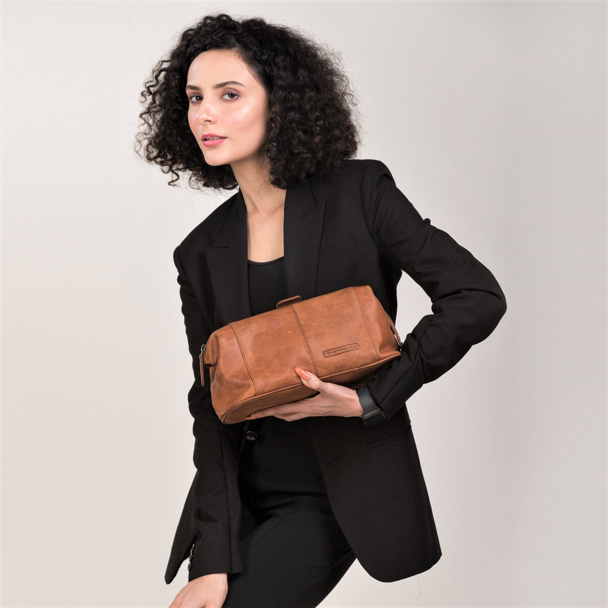 winternam kosmetiktasche bergen cognac