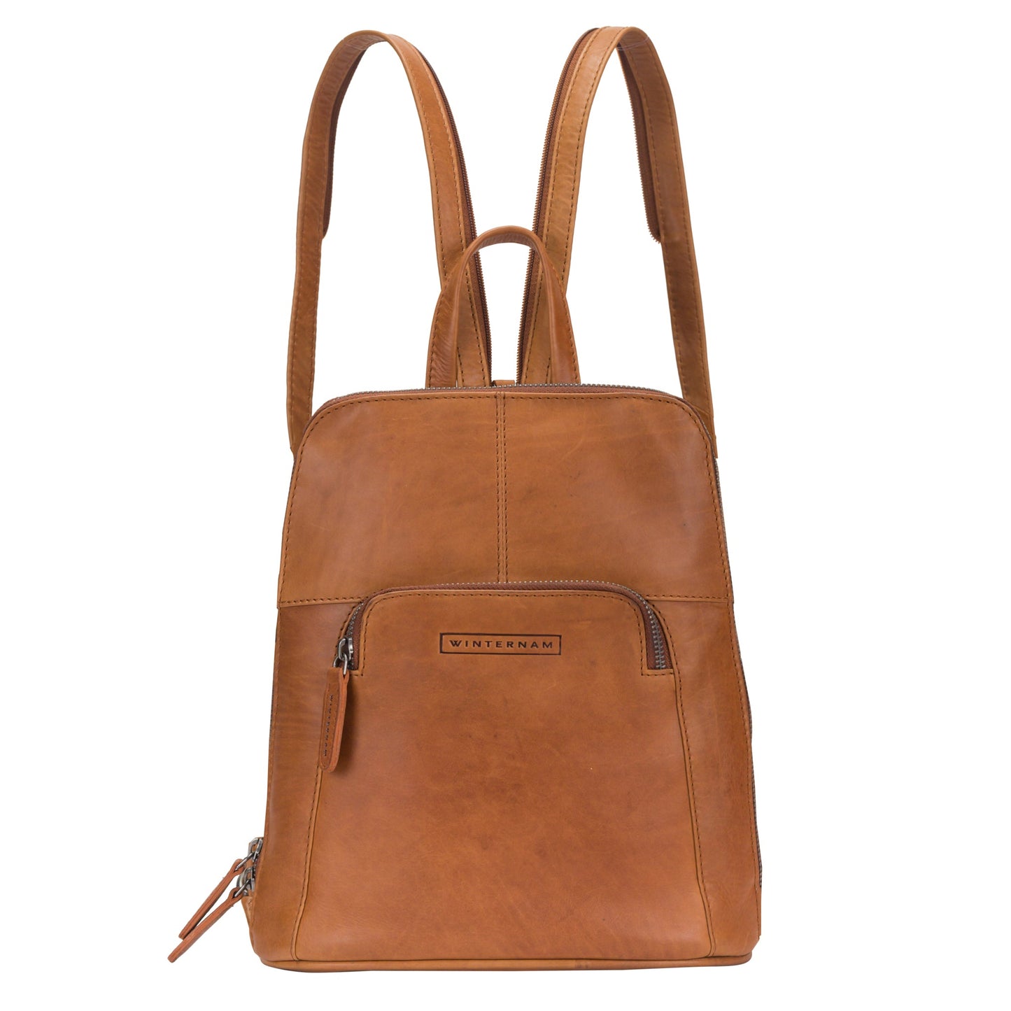 winternam cityrucksack caja cognac