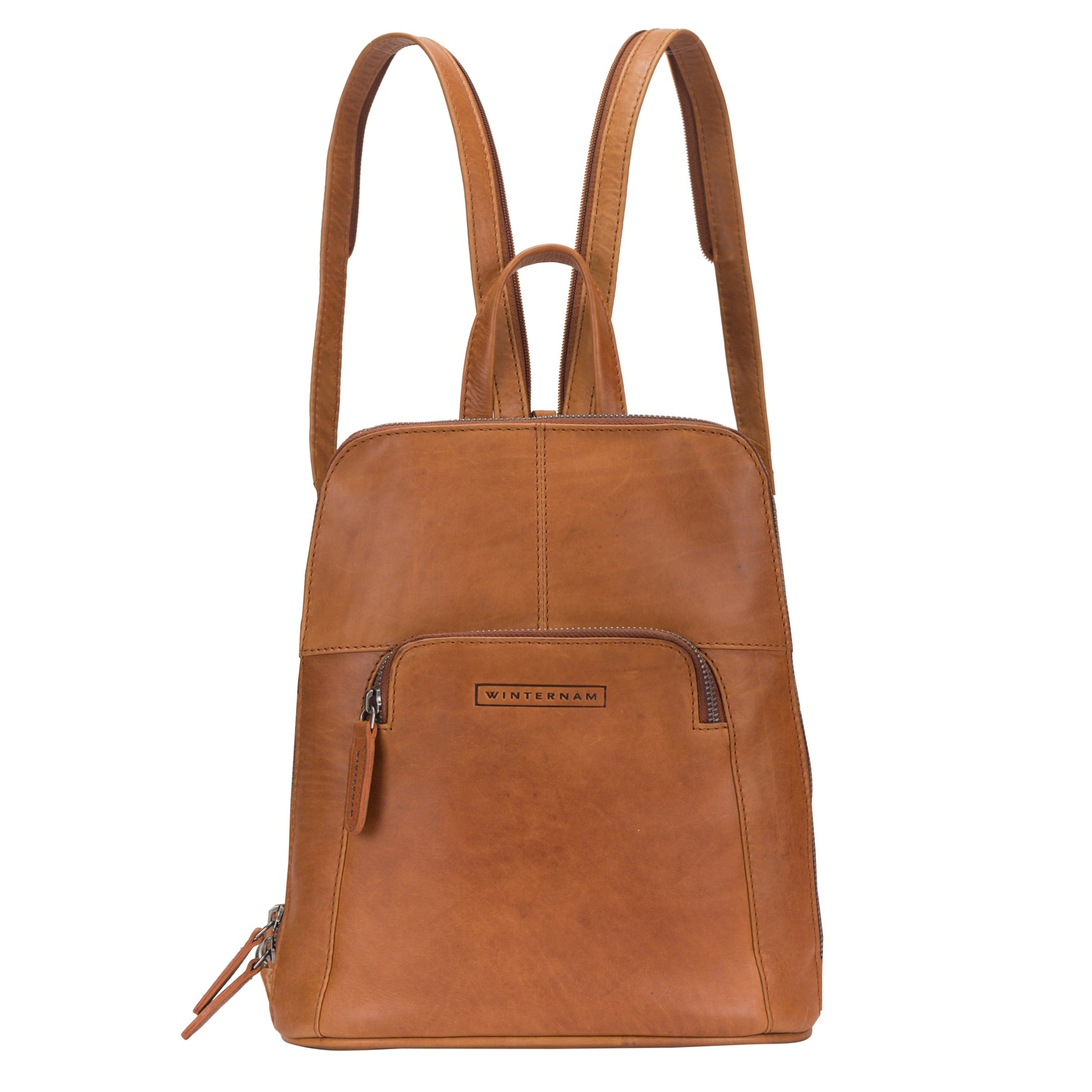 winternam cityrucksack caja cognac