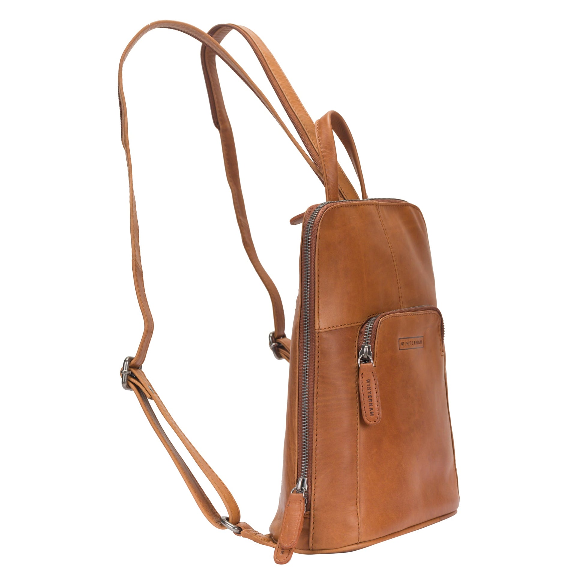 winternam cityrucksack caja cognac