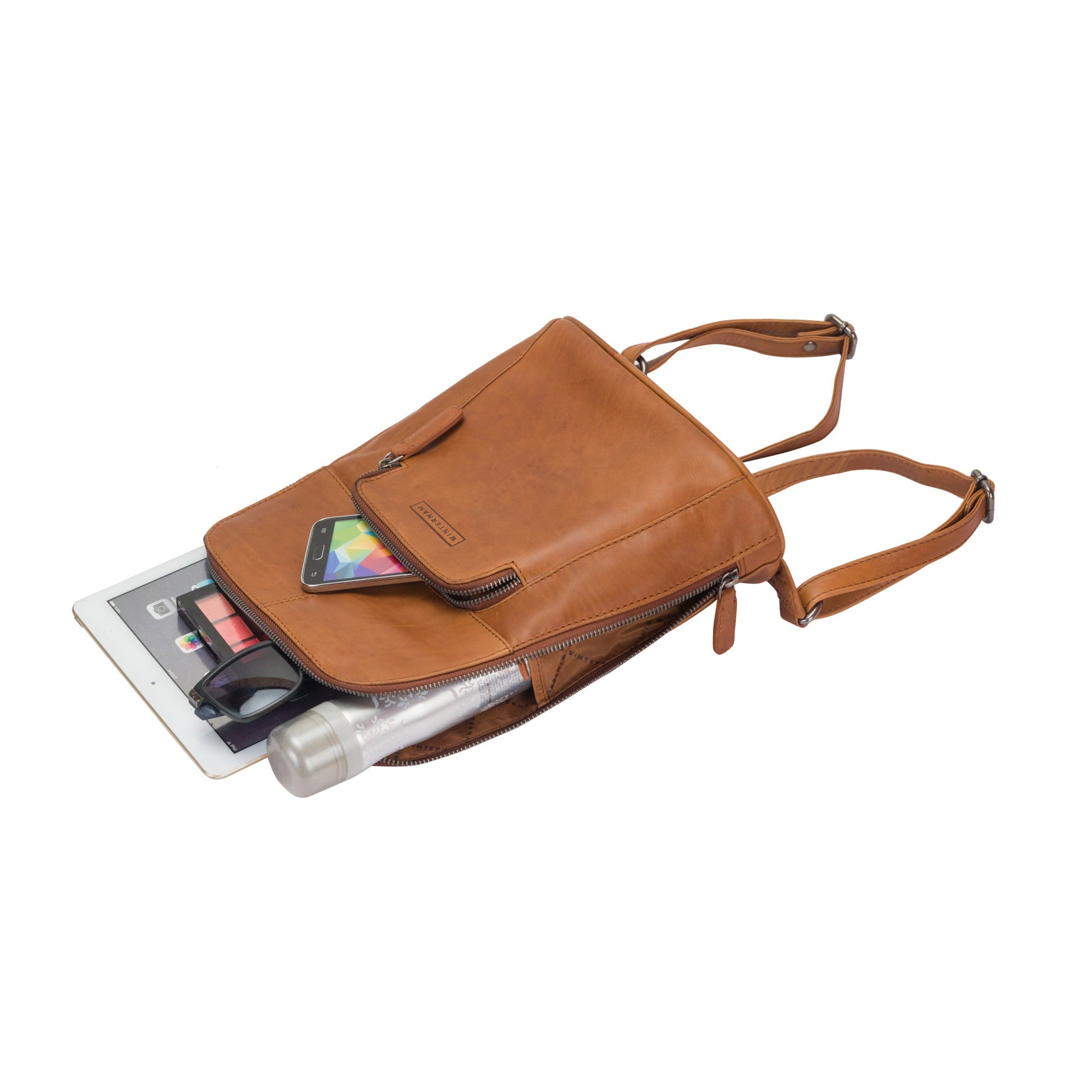 winternam cityrucksack caja cognac