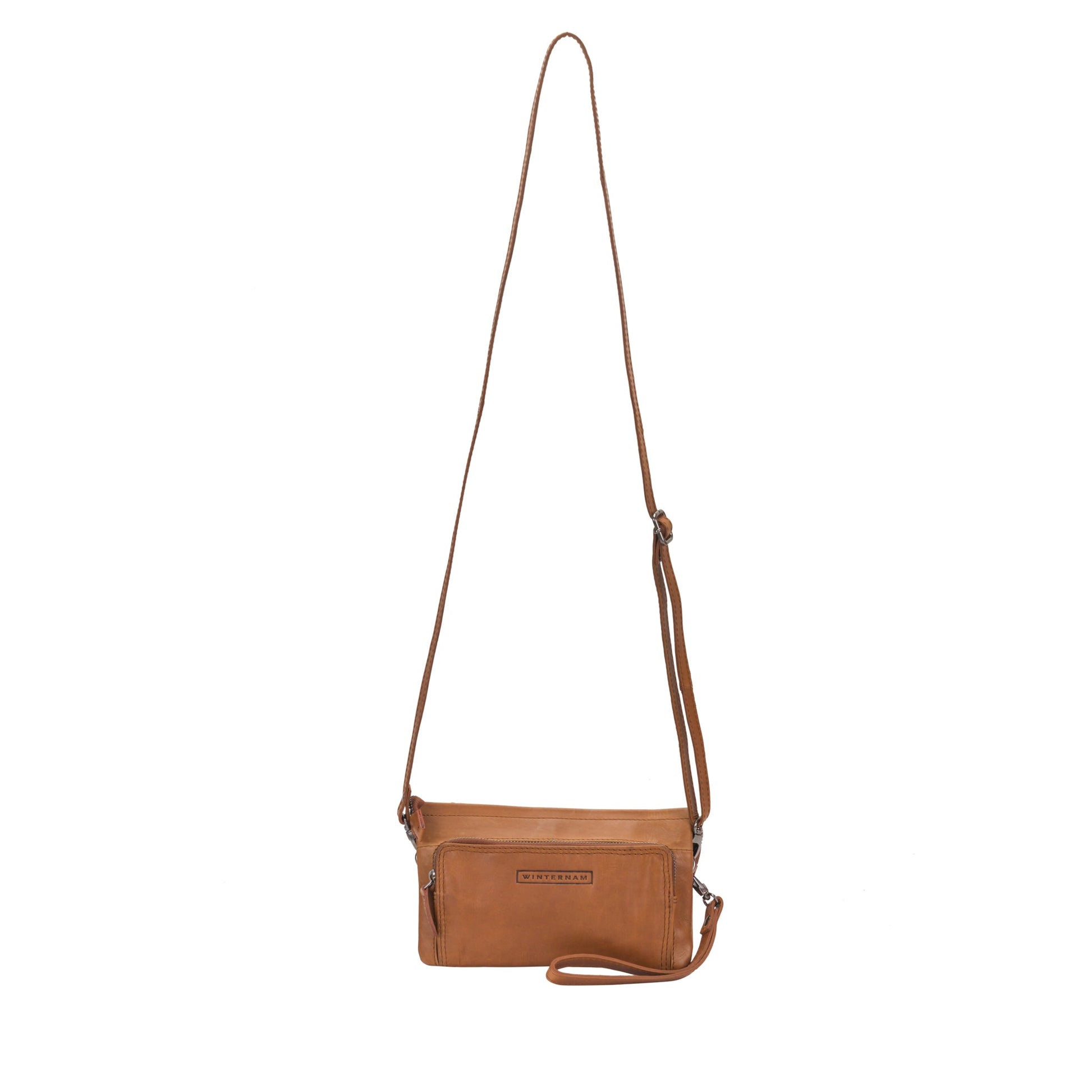 winternam kleine umhaengetasche liv cognac