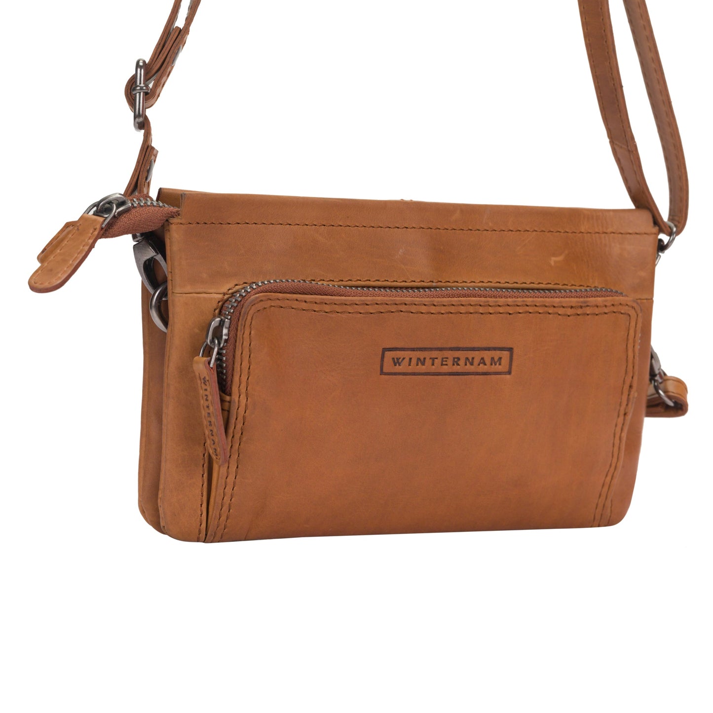 winternam kleine umhaengetasche liv cognac