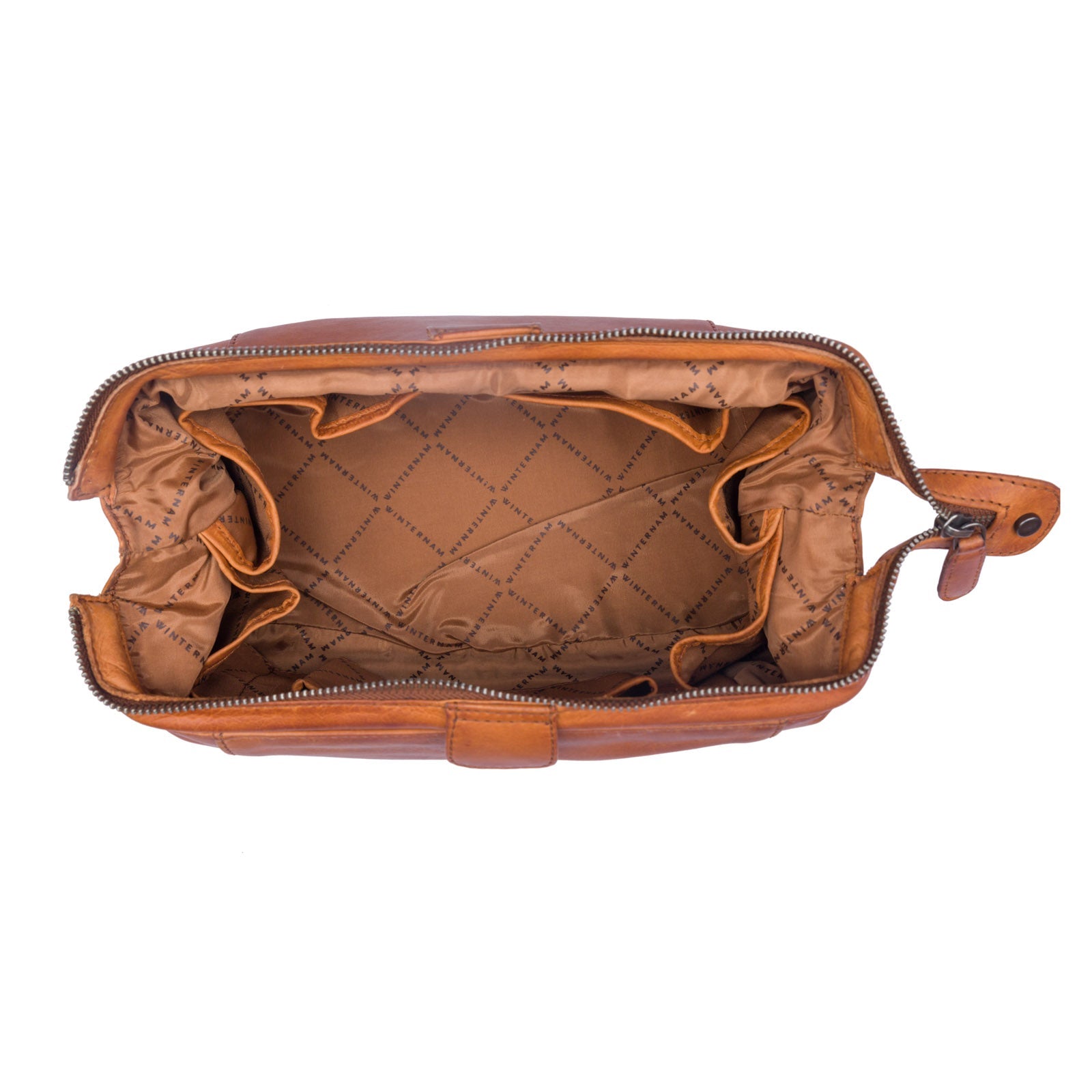 winternam kosmetiktasche bergen cognac