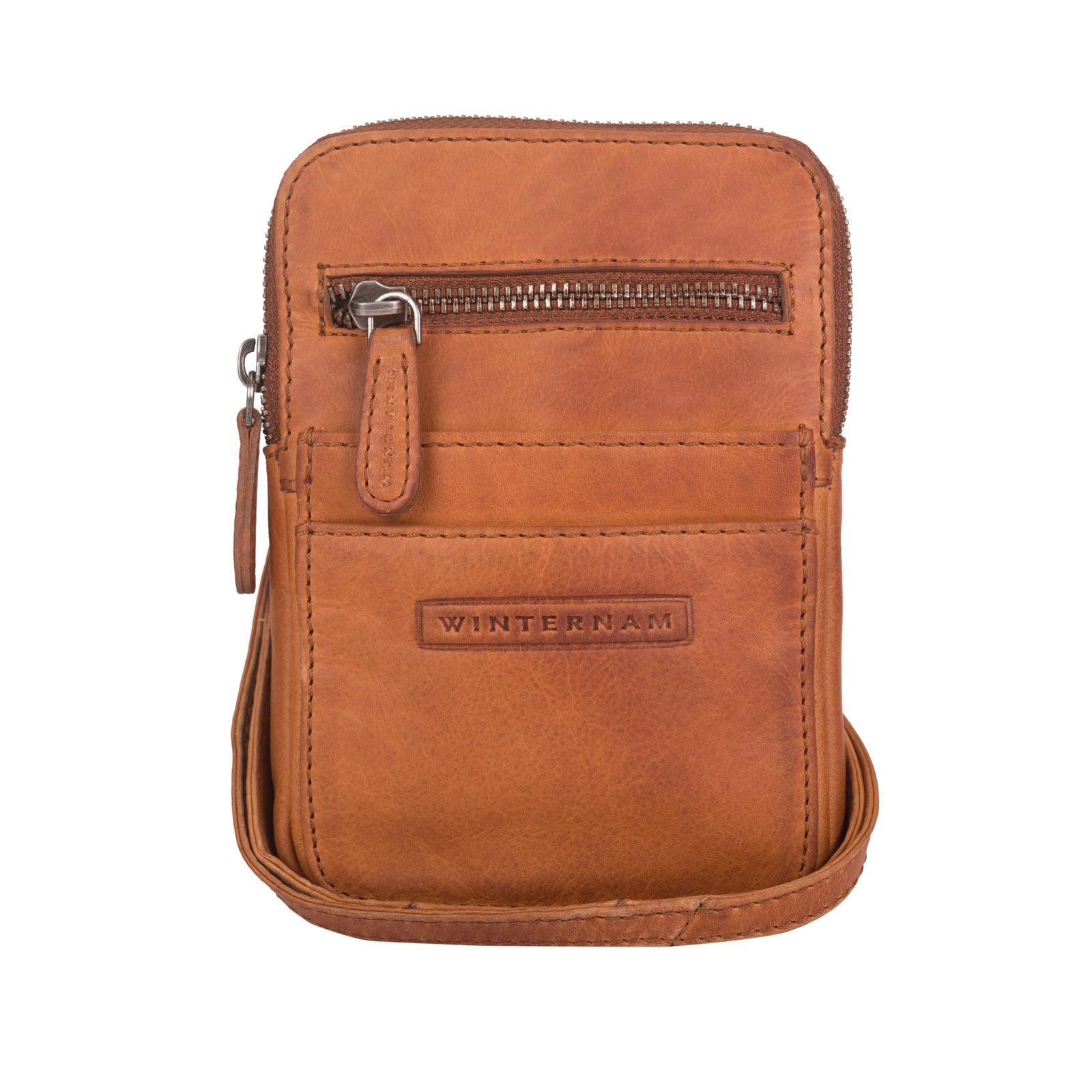 winternam phonebag lilla cognac