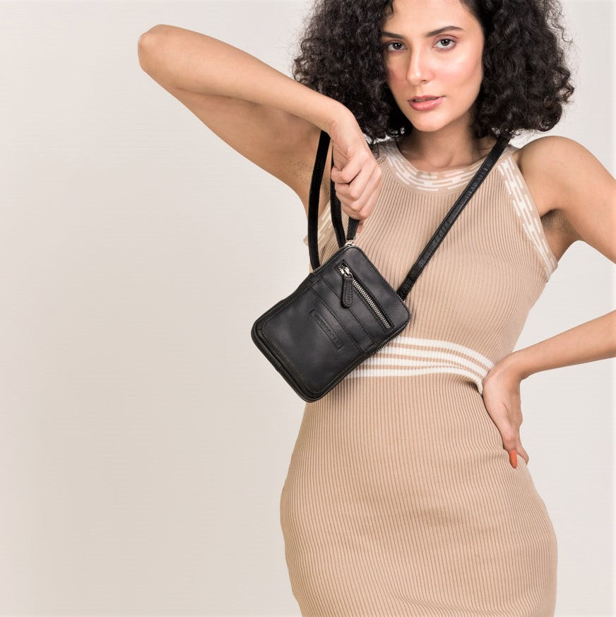 winternam phonebag lilla schwarz